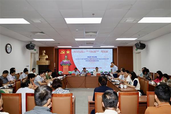 Hội nghị cung cấp thông tin và giao ban báo chí định kỳ tháng 8 năm 2026