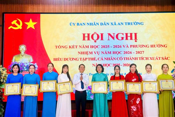Xã An Trường tổng kết năm học 2025 - 2026, triển khai nhiệm vụ năm học mới