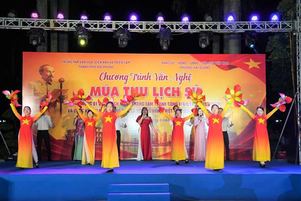 Phường Hải Dương tổ chức chương trình nghệ thuật chào mừng Quốc khánh 2/9