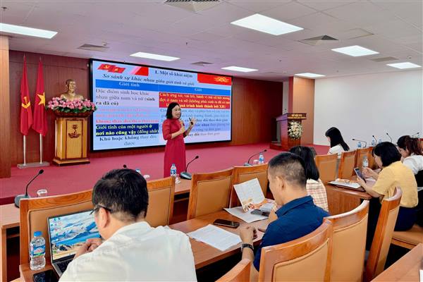 Sở Nội vụ tập huấn nâng cao năng lực công tác bình đẳng giới cho hơn 250 cán bộ, công chức các sở, ban, ngành, đoàn thể, địa phương