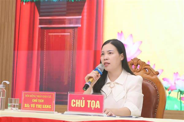 Chủ tịch HĐND xã Đường An đối thoại trực tiếp với hội viên phụ nữ, tập trung giải quyết các kiến nghị từ cơ sở