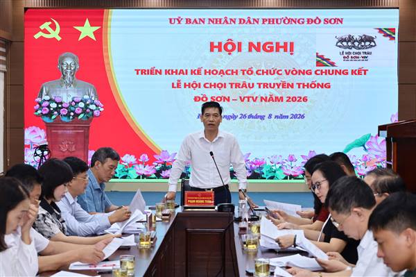 Vòng chung kết Lễ hội Chọi trâu truyền thống Đồ Sơn - VTV 2026 diễn ra vào ngày 19/9