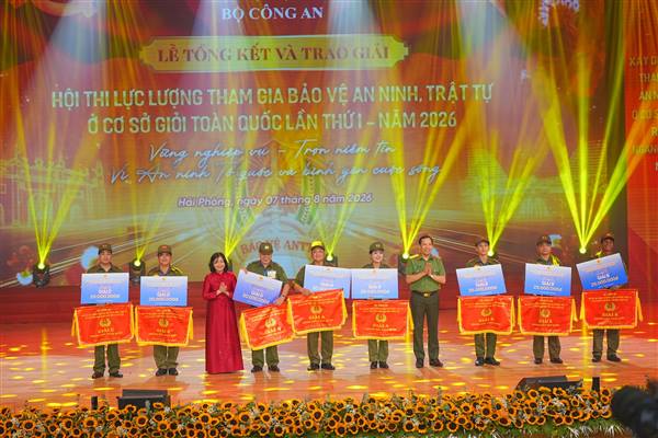 Hội thi lực lượng tham gia bảo vệ an ninh, trật tự ở cơ sở giỏi toàn quốc lần thứ nhất: Đội thi thành phố Hải Phòng giành giải A