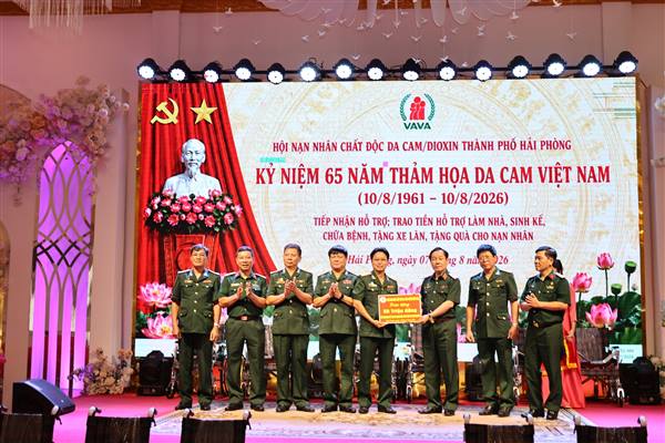 Hội Nạn nhân chất độc da cam/dioxin thành phố Hải Phòng kỷ niệm 65 năm thảm họa da cam ở Việt Nam