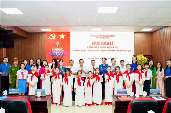Phường An Biên tổng kết hoạt động hè và Chiến dịch Thanh niên tình nguyện hè năm 2026