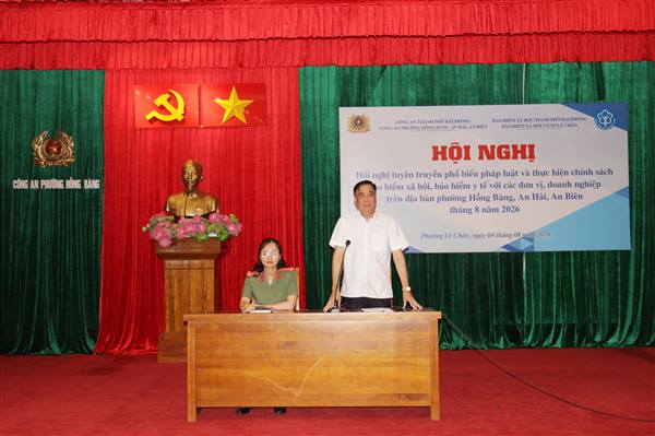 Tuyên truyền, đối thoại, giải đáp chính sách bảo hiểm xã hội, bảo hiểm y tế với các đơn vị, doanh nghiệp trên địa bàn phường Hồng Bàng, An Hải, An Biên