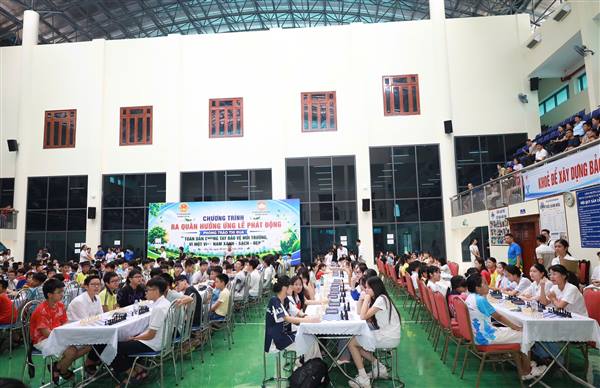 Gần 300 vận động viên tham gia Giải vô địch Cờ vua nhanh hè năm 2026 phường Hải An