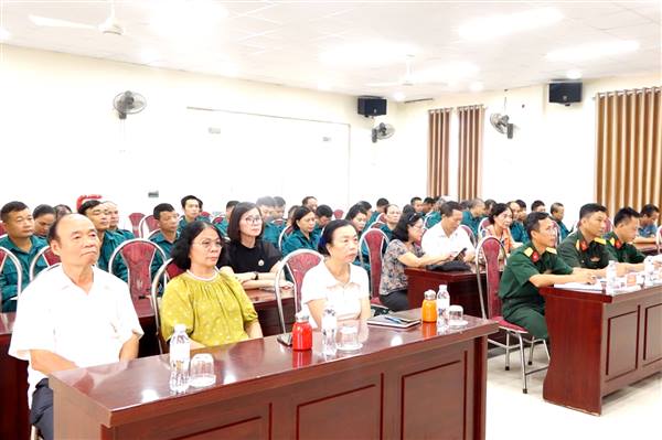 Phường Kiến An khai mạc huấn luyện Dân quân tự vệ tại chỗ năm 2026