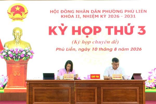 Kỳ họp thứ 3 HĐND phường Phù Liễn: Thông qua 2 Nghị quyết quan trọng