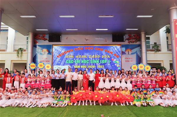 Trường Tiểu học Chu Văn An (phường Gia Viên) chào đón học sinh lớp 1, năm học 2026 - 2027