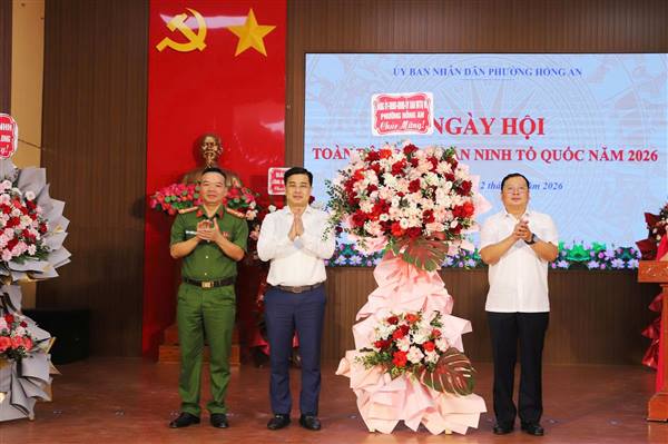 Phường Hồng An phát huy sức mạnh của hệ thống chính trị cơ sở trong phong trào toàn dân bảo vệ an ninh Tổ quốc