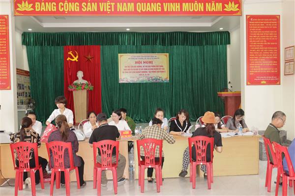 Phường Hồng An chi trả tiền bồi thường thực hiện Dự án đầu tư xây dựng và kinh doanh kết cấu hạ tầng KCN Nomura - Hải Phòng (giai đoạn 2) - Đợt 23, 24, 25