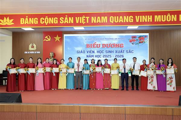 Phường An Phong tổng kết năm học 2025 - 2026, triển khai nhiệm vụ năm học 2026 - 2027