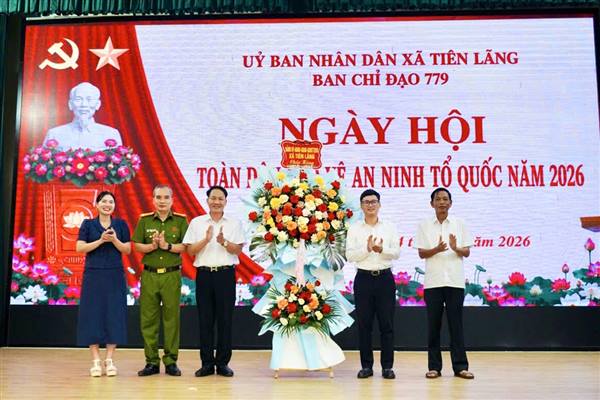 Xã Tiên Lãng nhân rộng các mô hình hiệu quả trong phong trào toàn dân bảo vệ an ninh Tổ quốc