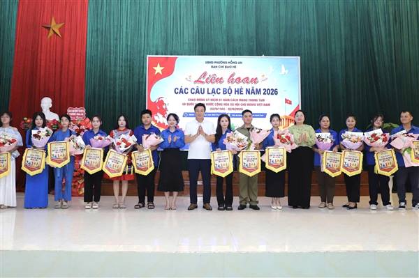 Liên hoan các Câu lạc bộ hè phường Hồng An năm 2026