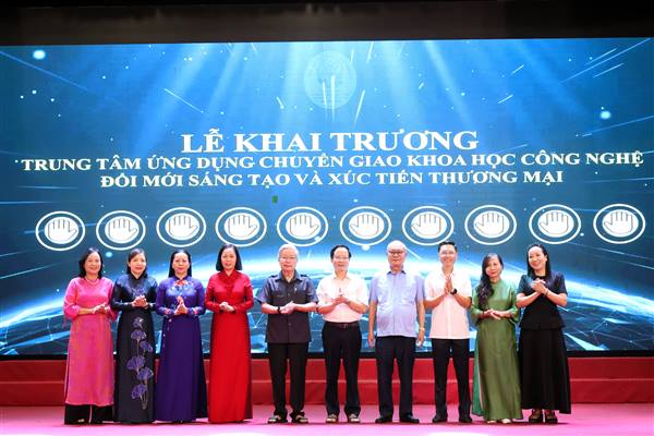 Khai trương Trung tâm Ứng dụng chuyển giao Khoa học công nghệ, Đổi mới sáng tạo và Xúc tiến thương mại Hải Phòng