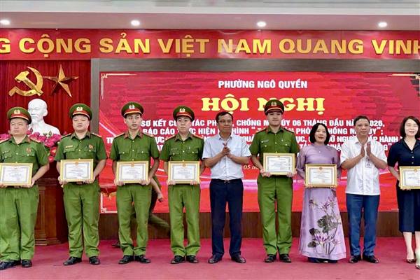 Phường Ngô Quyền đẩy mạnh công tác phòng, chống ma túy và nhân rộng các mô hình an ninh trật tự tại cơ sở