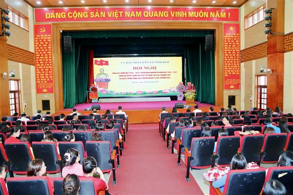 Xã Vĩnh Bảo tổng kết năm học 2025 - 2026, triển khai nhiệm vụ năm học 2026 - 2027