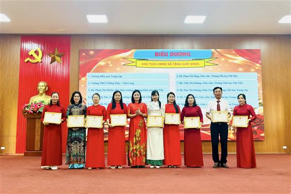 Xã Vĩnh Thịnh tổng kết năm học 2025 - 2026, triển khai nhiệm vụ năm học mới