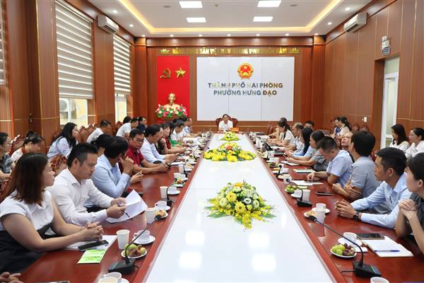 Phường Hưng Đạo đối thoại, tháo gỡ khó khăn cho doanh nghiệp, hợp tác xã, hộ kinh doanh