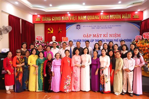 Gặp mặt Kỷ niệm 70 năm thành lập Thư viện thành phố Hải Phòng (1956 - 2026)