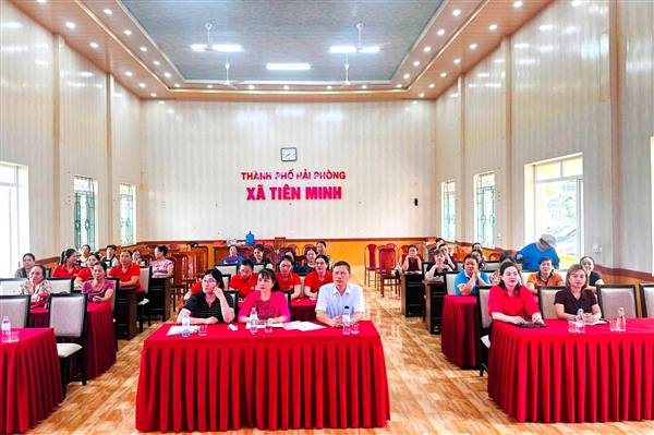 Khai giảng lớp kỹ thuật chế biến món ăn cho lao động nông thôn tại xã Tiên Minh