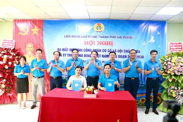 Ra mắt mô hình “Công đoàn cơ sở xã hội chủ nghĩa” giai đoạn 2026 – 2030 tại Công ty TNHH Vina - Bingo