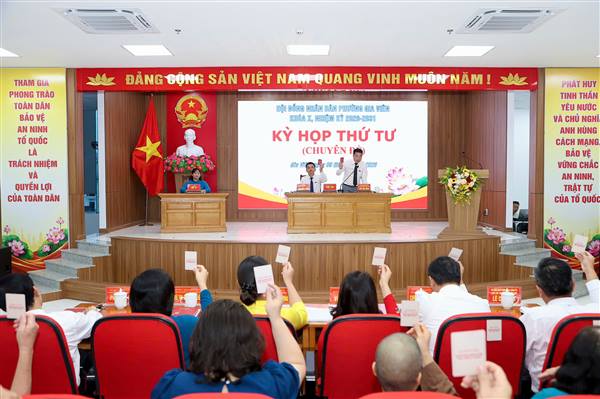 HĐND phường Gia Viên thông qua nhiều quyết sách quan trọng về đầu tư công và kiện toàn tổ chức cơ sở
