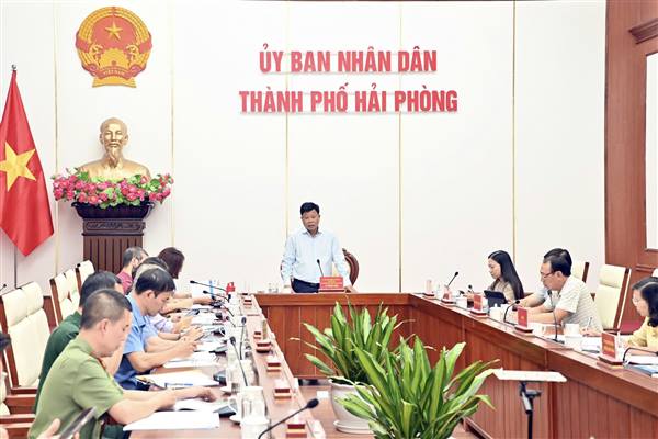 Phó Chủ tịch UBND thành phố Lê Trung Kiên chủ trì làm việc về công tác chuẩn bị tổ chức sự kiện “Games ON: Hải Phòng 2026”