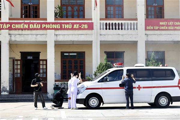  Xã An Trường tổ chức Cuộc diễn tập chiến đấu trong khu vực phòng thủ xã năm 2026
