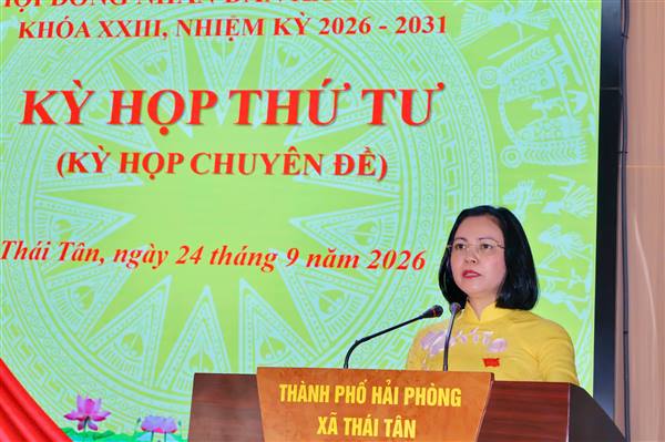 HĐND xã Thái Tân tổ chức Kỳ họp thứ tư, khóa XXIII: Quyết nghị nhiều nội dung quan trọng về kinh tế - xã hội