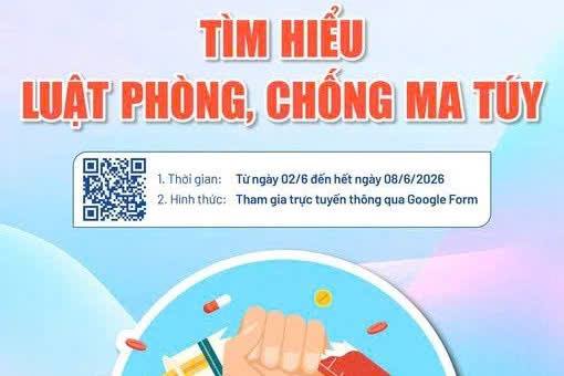 Tổ chức Cuộc thi trực tuyến tìm hiểu pháp luật về phòng, chống ma túy
