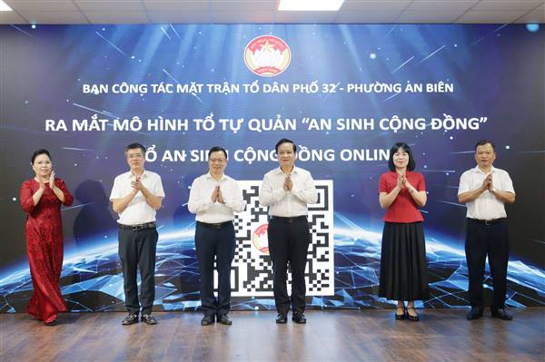 Ủy ban MTTQ Việt Nam phường An Biên ra mắt mô hình điểm Tổ tự quản “An sinh cộng đồng” tại Tổ dân phố số 32