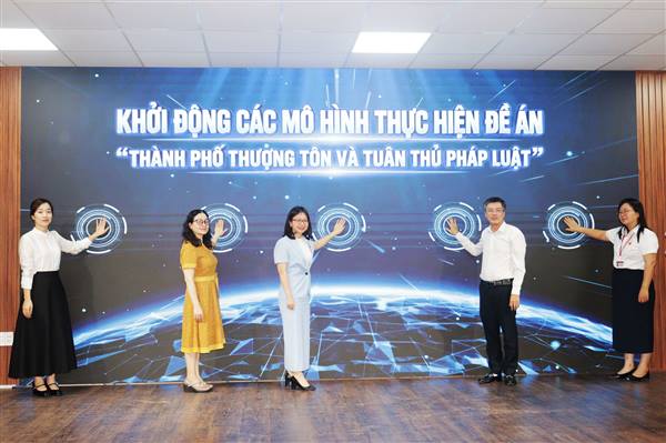 Phường An Biên ra mắt các mô hình thực hiện Đề án “Thành phố thượng tôn và tuân thủ pháp luật” giai đoạn 2026 - 2030 và những năm tiếp theo