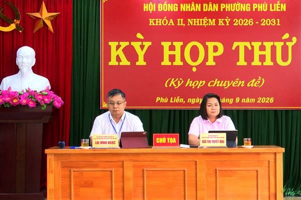 HĐND phường Phù Liễn thông qua 2 Nghị quyết liên quan đến ổn định tổ chức, hoạt động của các cơ sở giáo dục trên địa bàn sau sắp xếp