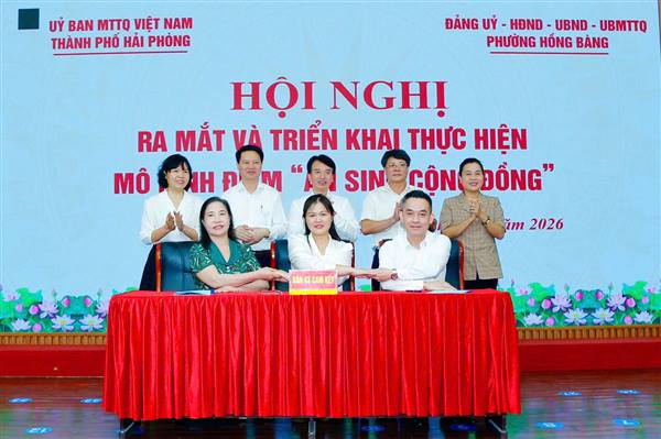 Ra mắt mô hình điểm “An sinh cộng đồng” năm 2026 tại phường Hồng Bàng 