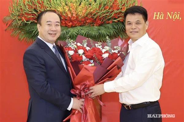 Đồng chí Nguyễn Sỹ Hiệp giữ chức Phó Bí thư Thường trực Thành ủy Hải Phòng