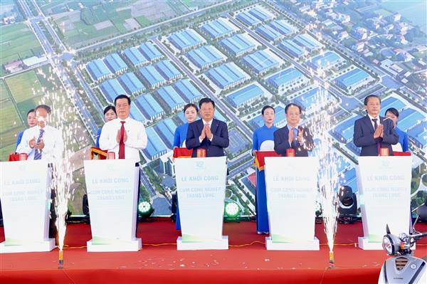 Khởi công Dự án Cụm công nghiệp Thăng Long tại xã Nam An Phụ