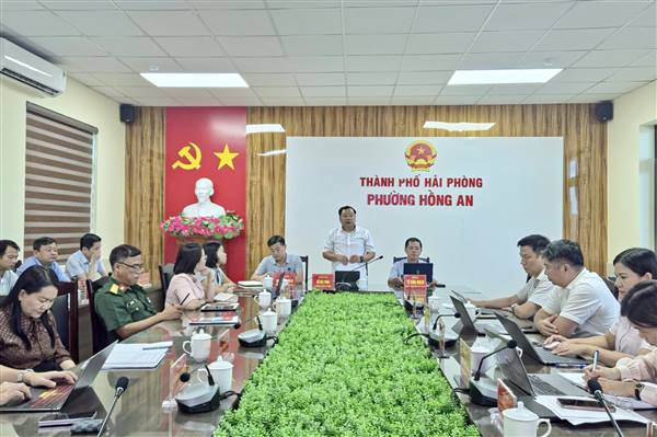 Đảng ủy phường Hồng An triển khai nhiệm vụ trọng tâm 3 tháng cuối năm 2026