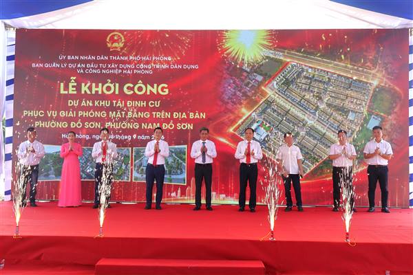 Khởi công xây dựng Khu tái định cư phường Đồ Sơn, tạo động lực phát triển đô thị
