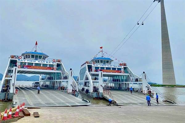 Điều chỉnh lịch chạy phà bến Đồng Bài - Cái Viềng từ ngày 1/9/2026