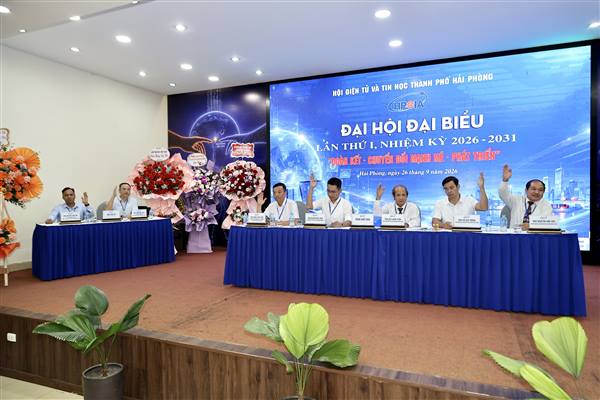 Đại hội đại biểu Hội Điện tử và Tin học thành phố Hải Phòng lần thứ I, nhiệm kỳ 2026-2031