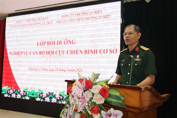 Tập huấn, bồi dưỡng nghiệp vụ cho cán bộ Hội Cựu chiến binh cơ sở phường An Biên