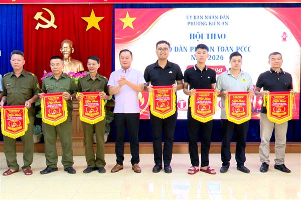 Phường Kiến An tổ chức Hội thao “Tổ dân phố an toàn phòng cháy chữa cháy” năm 2026 