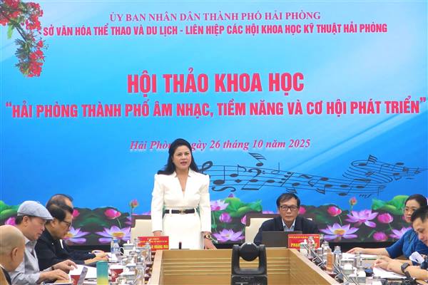 
Workshop " Hai Phong - City of Music Potential and opportunities