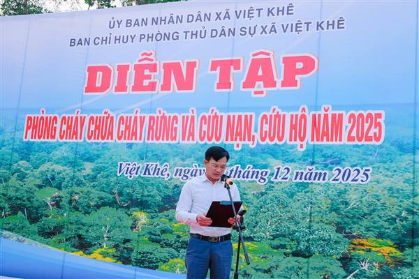 
Wildfire prevention and rescue drill