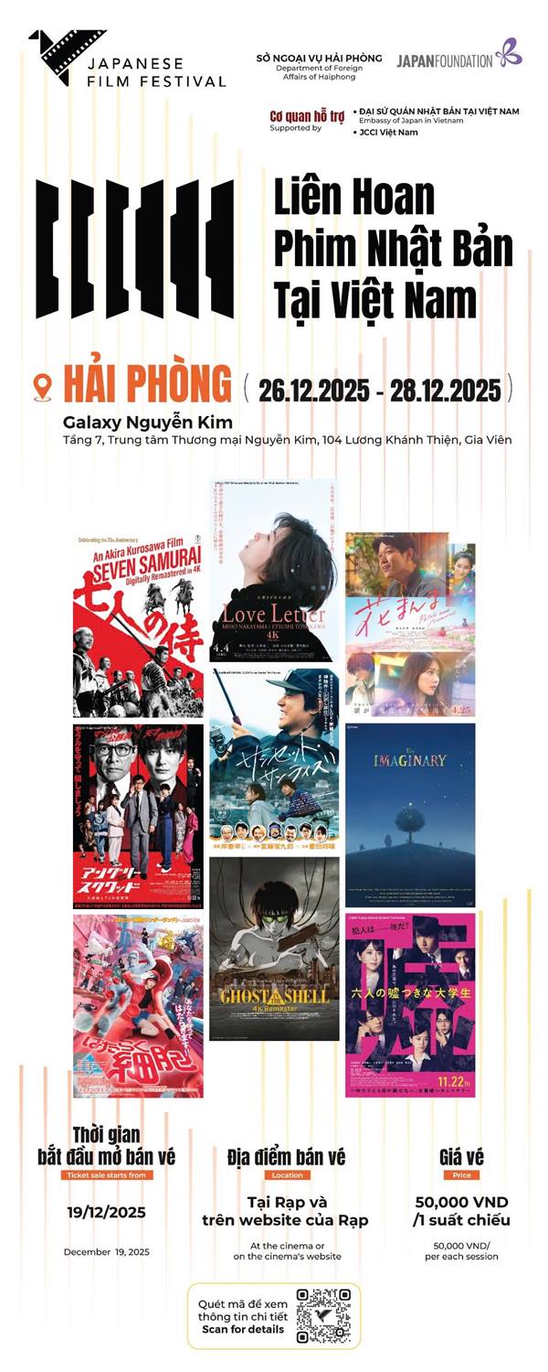 Opening of the Japan Film Festival in Hai Phong 2025