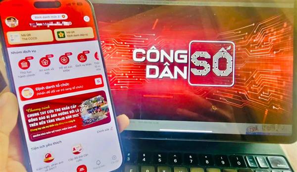 
Digital citizen ranking on VNEID