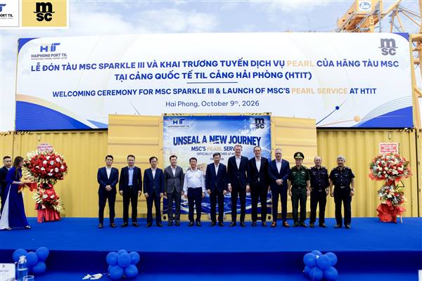 HTIT International Port opens pearl service route, direct connection to the United States