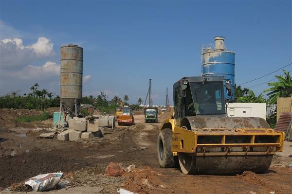 
Site clearance accelerated for road project